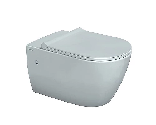 Приобрести Комплект унитаза с инсталляцией Berges Novum Rimless 043266 с сиденьем Микролифт и Белой клавишей смыва в магазине сантехники Santeh-Crystal.ru