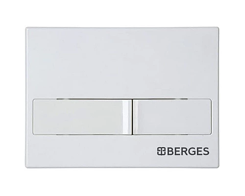 Приобрести Комплект унитаза с инсталляцией Berges Novum Rimless 043265 с сиденьем Микролифт и Белой клавишей смыва в магазине сантехники Santeh-Crystal.ru