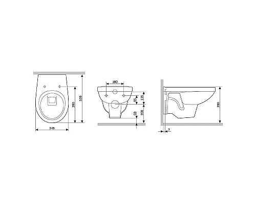 Заказать Комплект унитаза с инсталляцией Berges Novum 042418 с сиденьем Микролифт и Черной клавишей смыва в магазине сантехники Santeh-Crystal.ru