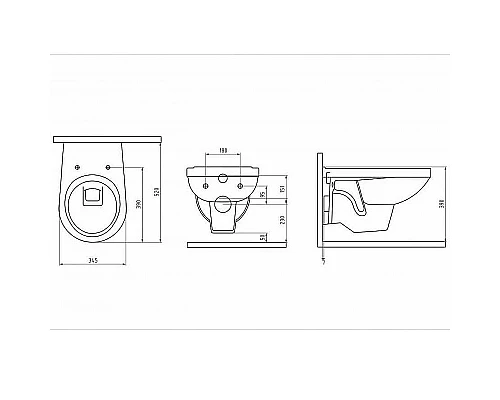 Купить Комплект унитаза с инсталляцией Berges Novum 042426 с сиденьем Микролифт и Черной клавишей смыва в магазине сантехники Santeh-Crystal.ru