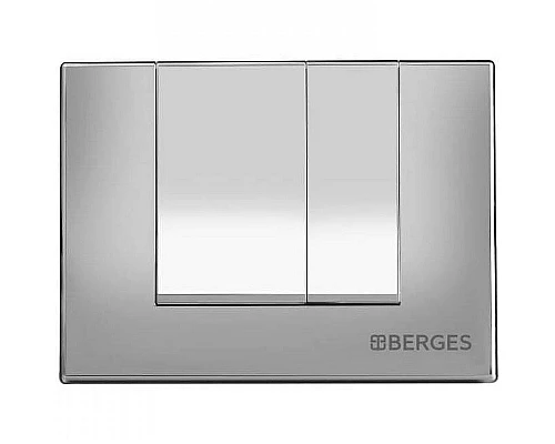 Приобрести Комплект унитаза с инсталляцией Berges Novum 042427 с сиденьем Микролифт и клавишей смыва Хром глянецевый в магазине сантехники Santeh-Crystal.ru