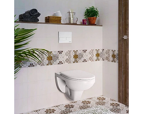 Приобрести Комплект унитаза с инсталляцией Berges Novum 042428 с сиденьем Микролифт и Белой клавишей смыва в магазине сантехники Santeh-Crystal.ru