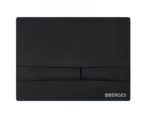 Приобрести Комплект унитаза с инсталляцией Berges Novum 042440 с сиденьем Микролифт и Черной клавишей смыва в магазине сантехники Santeh-Crystal.ru