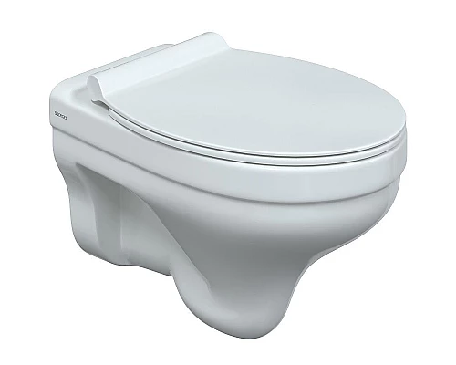 Заказать Комплект унитаза с инсталляцией Berges Novum 042441 с сиденьем Микролифт и Белой Хром глянец клавишей смыва в магазине сантехники Santeh-Crystal.ru