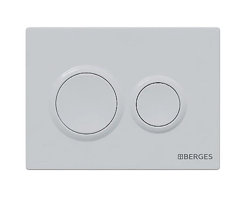 Заказать Комплект унитаза с инсталляцией Berges Novum 043239 с сиденьем Микролифт и Белой клавишей смыва в магазине сантехники Santeh-Crystal.ru