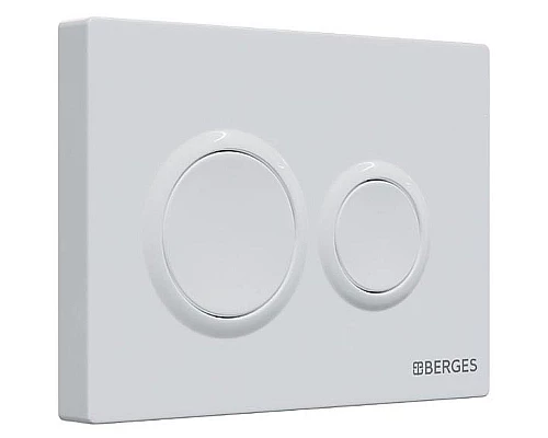 Заказать Комплект унитаза с инсталляцией Berges Novum 043239 с сиденьем Микролифт и Белой клавишей смыва в магазине сантехники Santeh-Crystal.ru