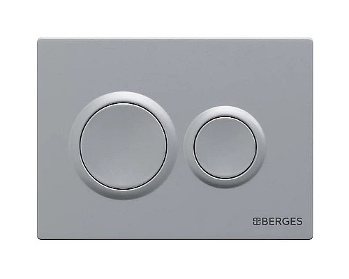 Купить Комплект унитаза с инсталляцией Berges Novum 043240 с сиденьем Микролифт и клавишей смыва Хром матовый в магазине сантехники Santeh-Crystal.ru