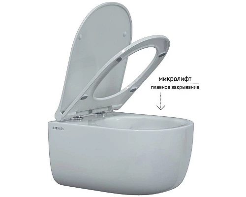 Заказать Комплект унитаза с инсталляцией Berges Novum 043250 с сиденьем Микролифт и Белой клавишей смыва в магазине сантехники Santeh-Crystal.ru