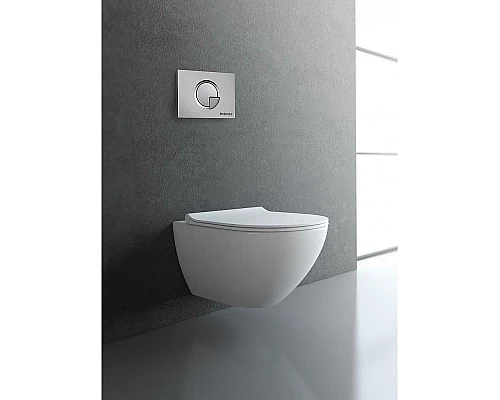 Заказать Унитаз Berges Puma Rimless 082131 подвесной с сиденьем Микролифт в магазине сантехники Santeh-Crystal.ru