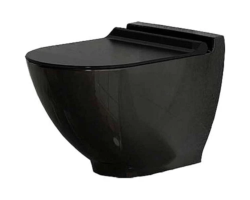 Заказать Унитаз Bien Harmony HRKA052N1VP0B7000 подвесной Черный матовый с сиденьем Микролифт в магазине сантехники Santeh-Crystal.ru