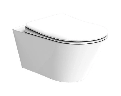 Приобрести Унитаз Boheme Avva 972-W подвесной Белый глянец без сиденья в магазине сантехники Santeh-Crystal.ru