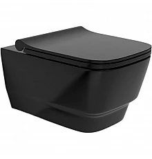 Унитаз Boheme Bello 971-B подвесной Черный матовый без сиденья