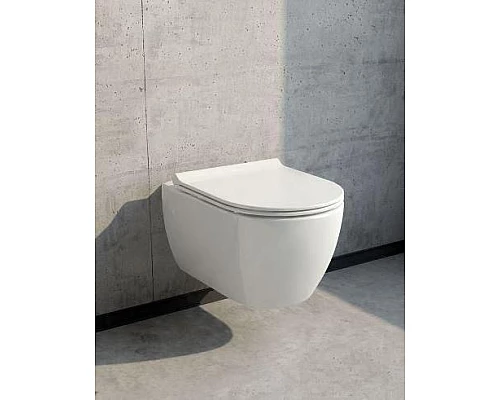 Купить Унитаз Boheme Bianca 963-WM подвесной Белый Матовый без сиденья в магазине сантехники Santeh-Crystal.ru