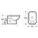 Заказать Унитаз Boheme Vogue 944 подвесной без сиденья в магазине сантехники Santeh-Crystal.ru