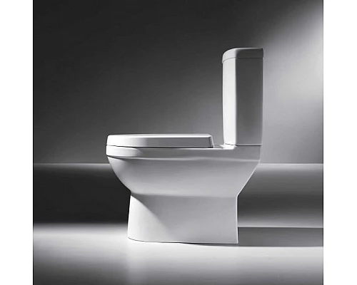 Приобрести Унитаз компакт Bravat CX01014UW-P-RUS без бачка, с сиденьем Микролифт в магазине сантехники Santeh-Crystal.ru