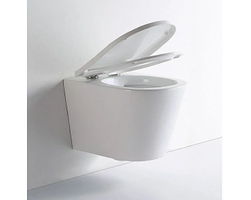 Приобрести Унитаз CeramaLux NS-5178 подвесной Белый с сиденьем Микролифт в магазине сантехники Santeh-Crystal.ru