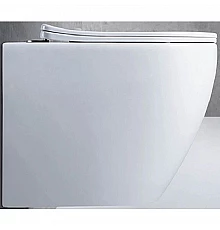 Унитаз CeramaLux CL2196-1 подвесной Белый с сиденьем Микролифт