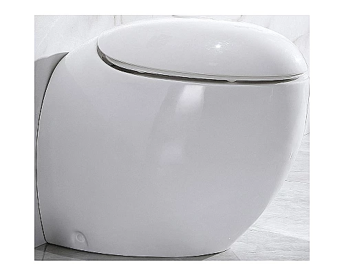 Купить Унитаз CeramaLux 1005 приставной с сиденьем Микролифт в магазине сантехники Santeh-Crystal.ru