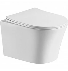 Унитаз CeramaLux 2619E подвесной с сиденьем Микролифт