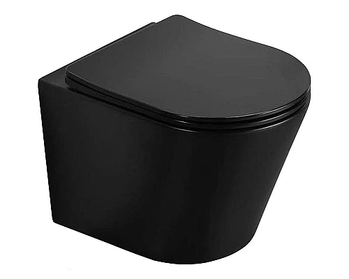 Приобрести Комплект унитаза CeramaLux B2330-1MB с инсталляцией Grohe Rapid SL 38721001 с сиденьем Микролифт и клавишей смыва Хром в магазине сантехники Santeh-Crystal.ru