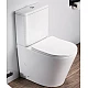 Заказать Унитаз компакт CeramaLux 2179XMW Белый матовый с бачком и сиденьем Микролифт в магазине сантехники Santeh-Crystal.ru
