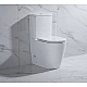 Заказать Унитаз компакт CeramaLux 2179XMW Белый матовый с бачком и сиденьем Микролифт в магазине сантехники Santeh-Crystal.ru