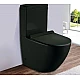Приобрести Унитаз компакт CeramaLux 2166MB Черный матовый с бачком и сиденьем Микролифт в магазине сантехники Santeh-Crystal.ru