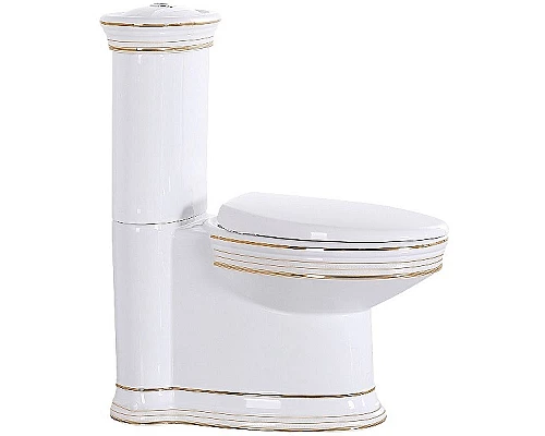 Заказать Унитаз компакт CeramaLux Lux Classic 4283 с бачком и сиденьем Микролифт в магазине сантехники Santeh-Crystal.ru