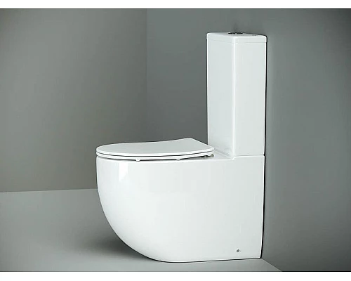 Купить Унитаз компакт Ceramica Nova Metropol CN4001-B без бачка и с сиденьем Микролифт в магазине сантехники Santeh-Crystal.ru