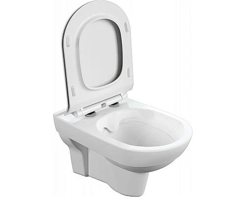 Заказать Унитаз Cersanit City S-MZ-CITY-COn-S-DL-w подвесной с сиденьем Микролифт в магазине сантехники Santeh-Crystal.ru