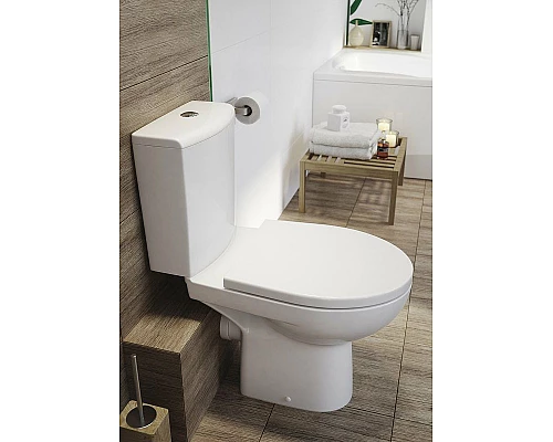 Купить Унитаз компакт Cersanit Nature S-KO-NTR011-3/5-COn-DL-w с бачком и сиденьем Микролифт в магазине сантехники Santeh-Crystal.ru