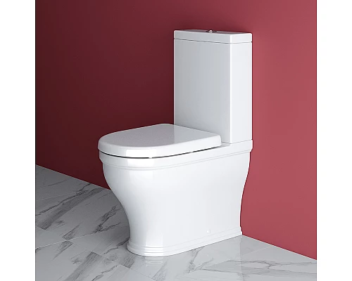 Унитаз компакт Cezares Giubileo CZR-165-CPR/CZR-6045-SC с бачком с сиденьем Микролифт
