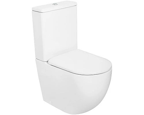 Унитаз компакт Cezares Stylus CZR-152-CPR/CZR-GN-SC без бачка с сиденьем Микролифт