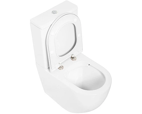 Унитаз компакт Cezares Stylus CZR-152-CPR/CZR-GN-SC без бачка с сиденьем Микролифт