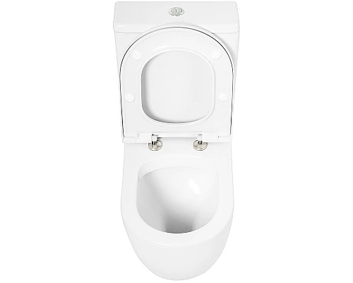 Унитаз компакт Cezares Stylus CZR-152-CPR/CZR-GN-SC без бачка с сиденьем Микролифт