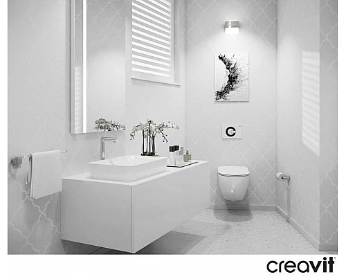 Купить Унитаз биде Creavit Free FE320-00CB00E-0000 подвесной Белый без сиденья в магазине сантехники Santeh-Crystal.ru