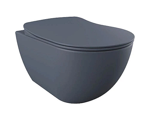 Купить Унитаз биде Creavit Free FE322-00AM00E-0000 подвесной Антрацит без сиденья в магазине сантехники Santeh-Crystal.ru
