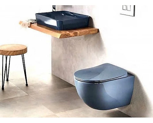 Купить Унитаз биде Creavit Free FE322-00BM00E-0000 подвесной Базальт без сиденья в магазине сантехники Santeh-Crystal.ru