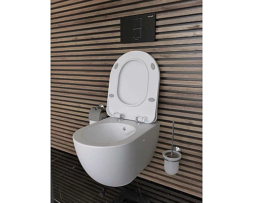 Приобрести Унитаз биде Creavit Free FE322-00MB00E-0000 подвесной Белый матовый без сиденья в магазине сантехники Santeh-Crystal.ru