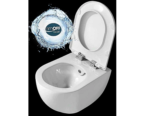 Приобрести Унитаз биде Creavit Free FE322-00MB00E-0000 подвесной Белый матовый без сиденья в магазине сантехники Santeh-Crystal.ru