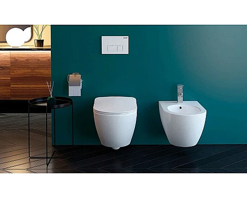 Приобрести Унитаз биде Creavit Free FE322-00MB00E-0000 подвесной Белый матовый без сиденья в магазине сантехники Santeh-Crystal.ru