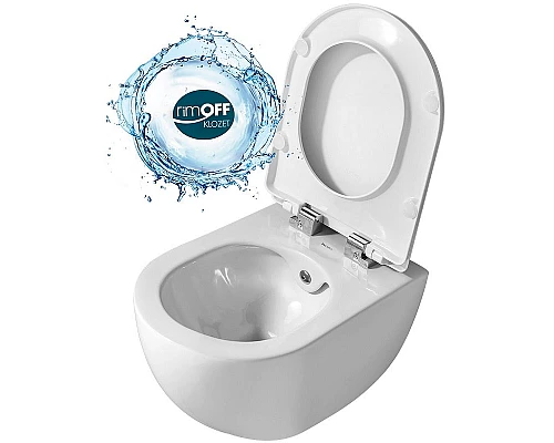 Купить Комплект унитаза Creavit Free FE322-11CB00E-0000+KC0103.03.0000E с сиденьем Микролифт и инсталляцией Alcaplast Sadroмodul AM101/1120-0001+M70 с Белой клавишей смыва в магазине сантехники Santeh-Crystal.ru