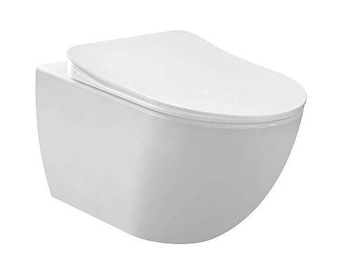 Купить Комплект унитаза Creavit Free FE322-11CB00E-0000+KC0103.03.0000E с сиденьем Микролифт и инсталляцией Alcaplast Sadroмodul AM101/1120-0001+M678 с Черной матовой клавишей смыва в магазине сантехники Santeh-Crystal.ru