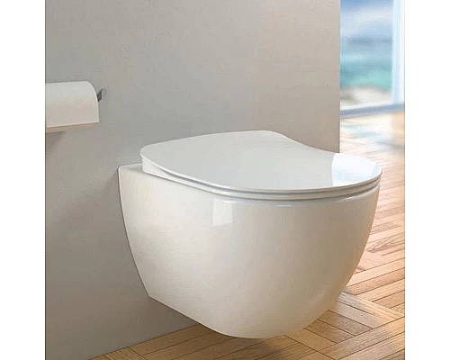 Купить Комплект унитаза Creavit Free FE322-11CB00E-0000+KC0103.03.0000E с сиденьем Микролифт и инсталляцией Alcaplast Sadroмodul AM101/1120-0001+M678 с Черной матовой клавишей смыва в магазине сантехники Santeh-Crystal.ru