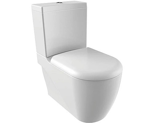 Купить Унитаз компакт Creavit Grande GR360-11CB00E-0000 Белый без бачка и сиденья в магазине сантехники Santeh-Crystal.ru