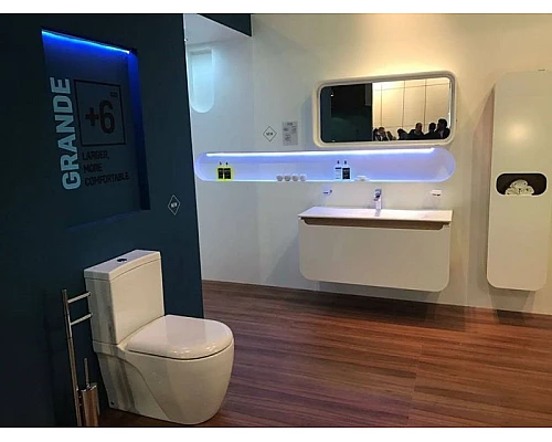 Купить Унитаз компакт Creavit Grande GR360-11CB00E-0000 Белый без бачка и сиденья в магазине сантехники Santeh-Crystal.ru