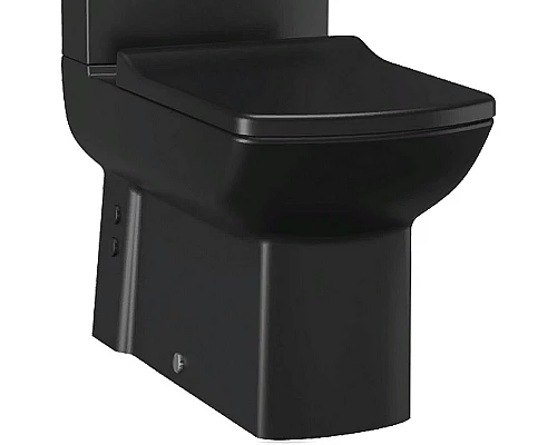 Заказать Унитаз компакт Creavit Lara LR360-11SM00E-0000 Черный матовый без бачка и сиденья в магазине сантехники Santeh-Crystal.ru