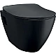 Приобрести Унитаз Creavit Terra TP325-11SM00E-0000 подвесной Черный матовый без сиденья в магазине сантехники Santeh-Crystal.ru