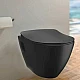 Приобрести Унитаз Creavit Terra TP325-11SM00E-0000 подвесной Черный матовый без сиденья в магазине сантехники Santeh-Crystal.ru
