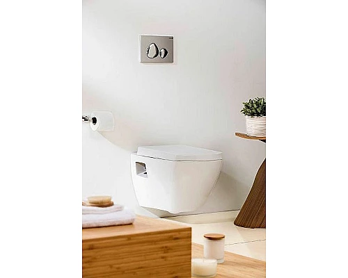 Заказать Комплект унитаза Creavit Trend TP326-11CB00E-0000+KC2103.01.0000E с сиденьем Микролифт и инсталляцией Alcaplast Sadroмodul AM101/1120-0001+M671 с клавишей смыва Хром в магазине сантехники Santeh-Crystal.ru